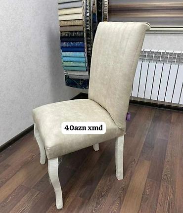sabo 40: Yumuşaq oturacaqlı və hündür bel dəstəkli yemək otağı/otaq stulu — 1