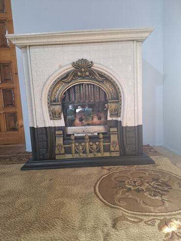 бочки нержавейка пищевая: Klassik dizaynlı dekorativ kamin sobası - Material: metal korpus