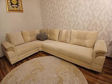 Divanlar: Künc divan, İşlənmiş, Açılan, Bazalı, Vеlur parça, Çatdırılma yoxdur — 4
