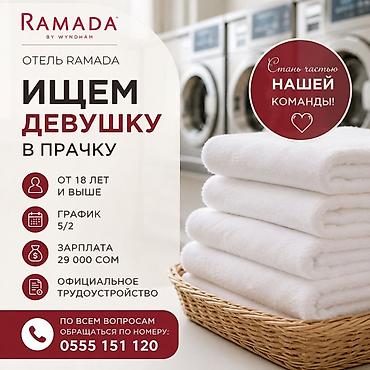 для суши: Вакансия: сотрудник прачечной в отеле Ramada by Wyndham - Место — 1