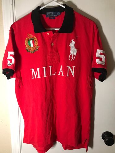 футболки polo: Футболка L (EU 40), цвет - Красный