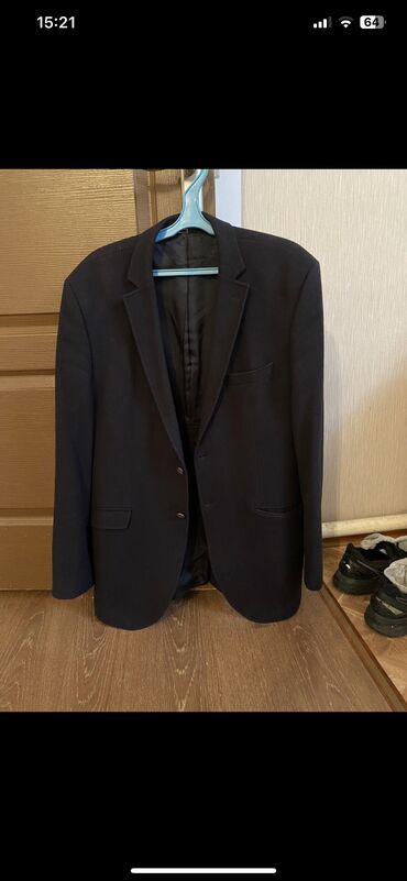 костюм пиджак мужской: Костюм L (EU 40), цвет - Синий