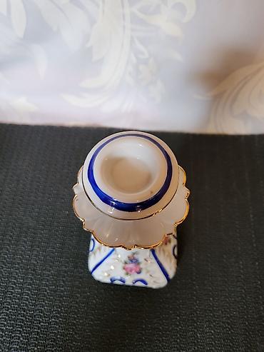 Ostali antikviteti: Vintaz svecnjak porcelanski. Porcelanaki nov svecnjak,perfektan — 7