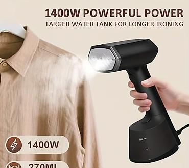 Утюги: 1400W əl tipi buxarlı ütü

hazırda endirimlə 18azn — 1