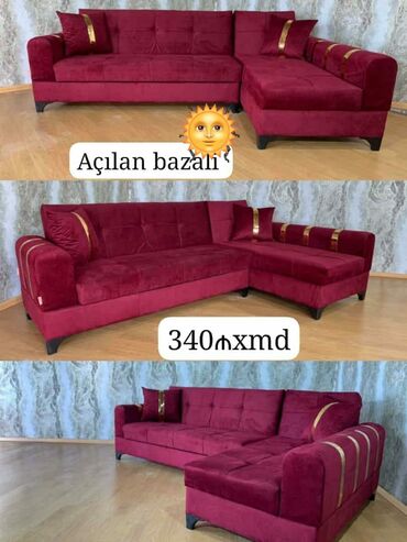 damla mebel divan qiymetleri: Угловой диван, Новый, Раскладной, С подъемным механизмом