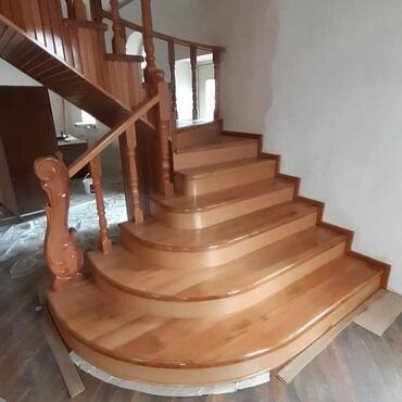 Pilləkən məhəccərləri: Taxta pilləkan sifatişi — 13