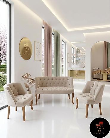 dormeo proizvodi sa greskom: Elegantni set tapaciranog nameštaja – dvosjed + 2 fotelje - Dizajn — 1