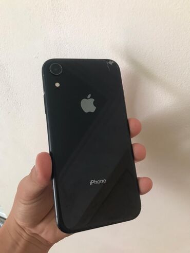 Apple iPhone: IPhone Xr, Б/у, 128 ГБ, Черный, 80 %