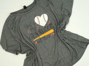 oversized t shirty basic: Women`s T-shirt, Shein, size 4XL (EU 48)