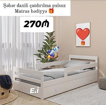 paris mebel: Yeni, Təknəfərlik çarpayı, Siyirməli — 1