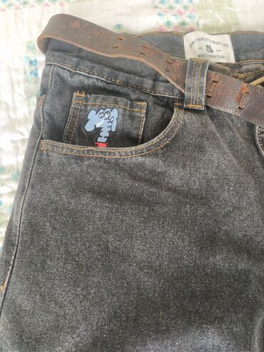 джинсы палаццо: Джинсы S (EU 36), цвет - Черный