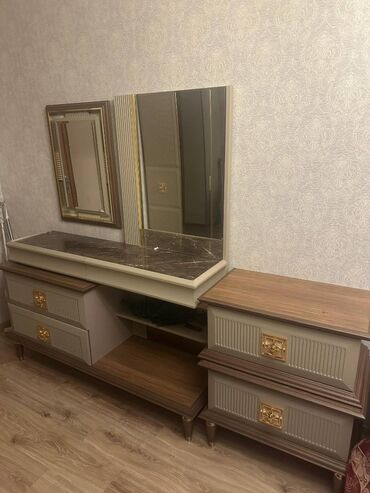 Yataq otağı dəstləri: İkinəfərlik çarpayı, 2 tumba, Termo, Dolab, Türkiyə, İşlənmiş — 11