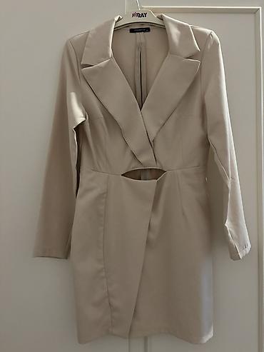 Brend: Trendyol Model: Blazer stilli mini don - Rəng: bej/şampan - lalafo.az -da Brend: Trendyol Model: Blazer stilli mini don - Rəng: bej/şampan -