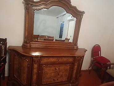 coffee stullari: Qonaq otağı üçün, İşlənmiş, Açılan, Dördbucaq masa, 6 stul — 1