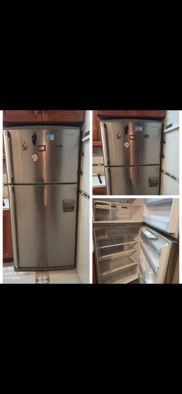 tecili: Б/у Холодильник Hitachi, No frost, Двухкамерный, цвет - Серый