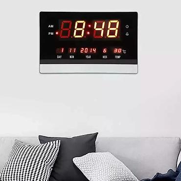 Ev üçün dekor: Elektron divar saatı🔆 🕔Rəqəmsal divar saatları 🔹Saat: AM/PM🕰 ☑️Ölkə — 4
