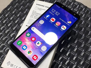 2 ci el telefon samsung: Samsung Galaxy A6, 32 GB, rəng - Göy, Zəmanət, Düyməli, Sensor