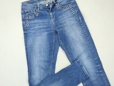 spódnice jeansowe rozmiar 52: Jeansy, S, stan - Dobry