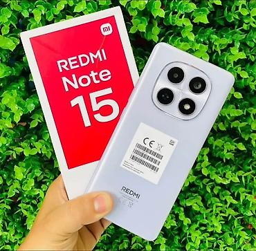 НоыыйСмартфон Redmi Note 15 - Цвет: светло‑серый (матовый корпус с lalafo.kg да НоыыйСмартфон Redmi Note 15 - Цвет: светло‑серый (матовый корпус с