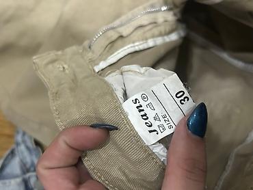 bas ortusu: Denim salvar et rengi cox az geyinilib keyfiyyetlidur 30 razmer — 3