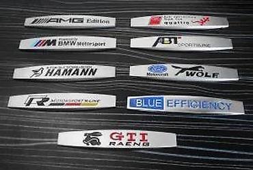 Auto delovi, gume i tjuning: R line znak samolepljiv. Rline znak samolepljvi za VW vozila. ✨ Znak — 12