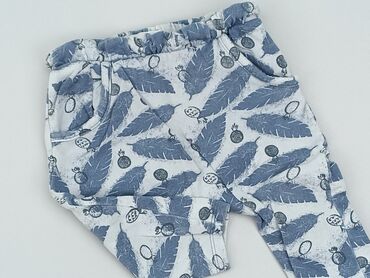 niebieskie legginsy dla dzieci: Leggings, Reserved, 6-9 months, condition - Perfect