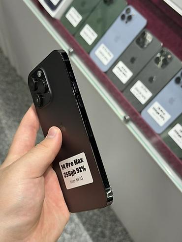 pixel 7 a: IPhone 14 Pro Max, Б/у, 256 ГБ, Черный, Защитное стекло, Чехол, Кабель, В рассрочку, 92 % — 3