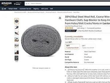 Rezne i brusne ploče: Čelična vuna – rolna - Materijal: čelična vuna (sintetička vlakna od — 16