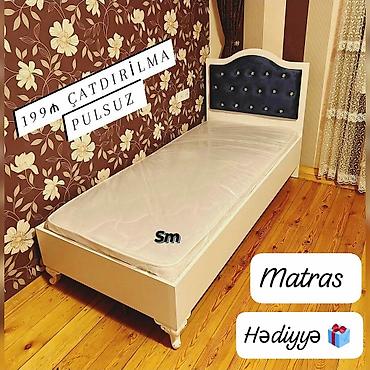 Çarpayılar: Yeni, Təknəfərlik çarpayı, Bazasız, Matras ilə, Siyirməsiz — 22