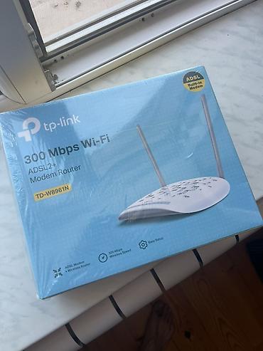 TP-Link TD-W8961N ADSL2+ Modem Router - 300 Mbps-ə qədər Wi‑Fi sürəti