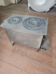 кровати трансформер: Печка из железного листа с верхом из чугуна Описание: - Компактная