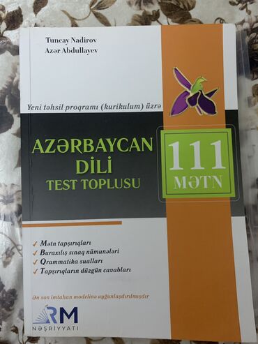 rm kitab: Azerbaycan dili RM 111 mətn 11 ci sinif