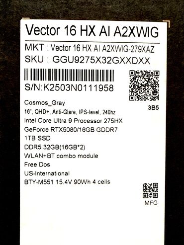 MSI: Yeni MSI, 16 ", Intel Core i9, 1 TB — 4