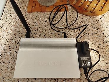 internet mademi: TP-LINK TD-W8961G simsiz ADSL2+ modem router. Model etiketində — 2