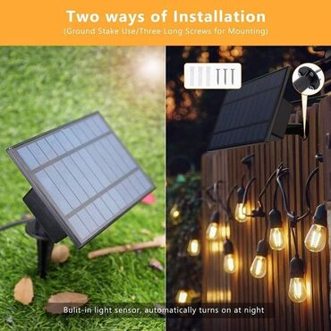 RS - Garden lighting: Solarna viseca rasveta 10metara +10 sijalica Dekorisite Vaše — 7