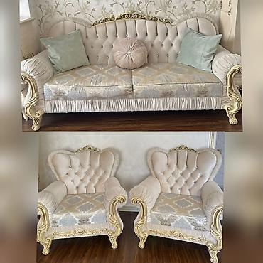 Divan kreslo dəsti satılır 550₼. Yaxşı vəziyyətdədir. Ünvan türk lalafo.az -da Divan kreslo dəsti satılır 550₼. Yaxşı vəziyyətdədir. Ünvan türk