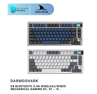 xbox wireless controller: Клавиатура, Darmoshark, Механическая, Проводное, Bluetooth подключение, Размер: 75% — 8