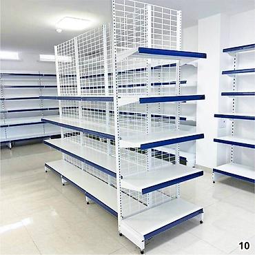 2100: Стеллажи металлические полка для магазинов прочная полка торговый — 7