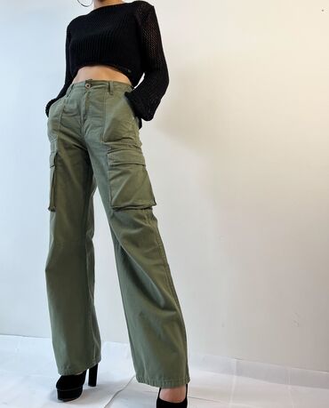 классические брюки женские: Карго, M (EU 38)