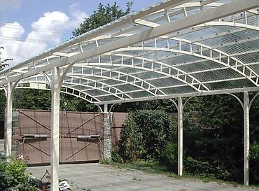 Навесы: Навес, Арочный, Металл, Поликарбонат, Новый, Гарантия — 2