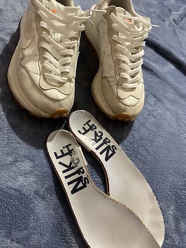 кеды бу: Кроссовки, 42, 42.5, Nike, Б/у, цвет - Белый — 4