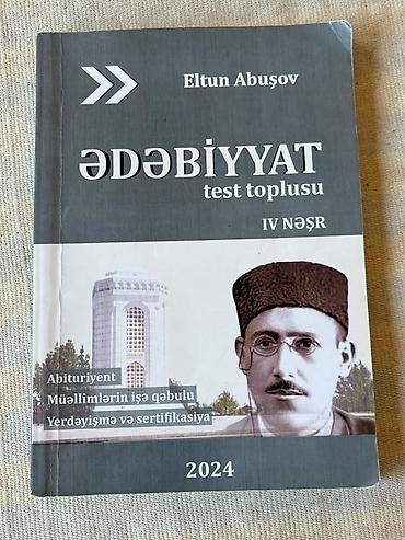 qara volqa kitab pdf: Eltun Abuşovun **“Ədəbiyyat test toplusu”** kitabı, **IV nəşr, 2024** — 1