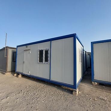 Контейнеры: 3.00 x 6.00 sanitar qovsaqli sendiviç ofis. Divar : 50mm sendiviç — 2