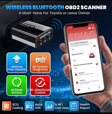 Alati za automobile: Novo - KINGBOLEN SOLOSCAN OBD2 Bluetooth 20+ Reseta + Kabel Novo - — 14