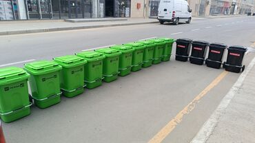 Tullantı qabları: Köçürmə var Çek verilir 20 litrden 1100 litrə qədər butun olçulər — 18