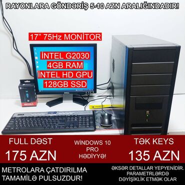 Masaüstü kompüterlər və iş stansiyaları: Masaüstü Kompüter "DDR3 H61 1155 G2030” ⭐Tək Sistem Bloku – 135 AZN -da lalafo.az — 4 Masaüstü kompüterlər və iş stansiyaları: Masaüstü Kompüter "DDR3 H61 1155 G2030” ⭐Tək Sistem Bloku – 135 AZN — 4
