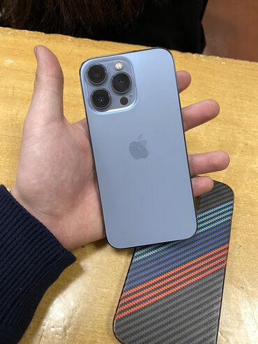 чехол для iphone 13 pro: IPhone 13 Pro, Б/у, 256 ГБ, Sierra Blue, Защитное стекло, Чехол, Коробка, 84 %