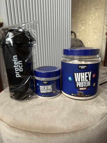 whey protein: Protein Ocean set. Whey protein, Creatine monohydrate, Relentless