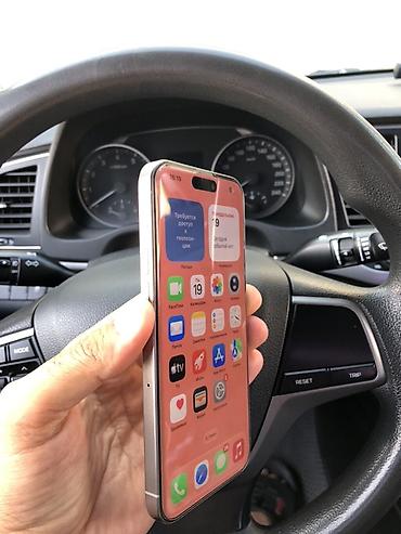 iphone osh: IPhone 15 Pro Max, Б/у, 256 ГБ, Natural Titanium, 81 % — 5