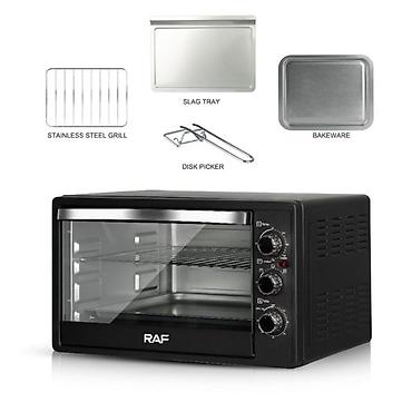 corek sobası: №: 5264 Məhsulun adı: Elektrik soba Raf EH.5315 35L 1500W Black Brend — 1